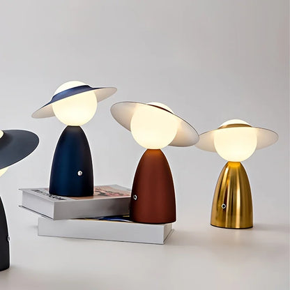Wireless Lamp | Art Deco Bedside Lamp-Table Lamp-Sasha Sydney