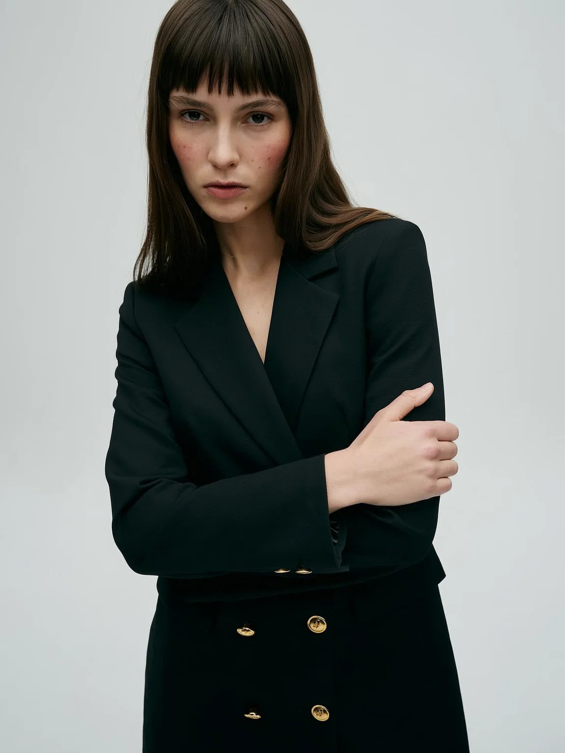 Elegant Women’s Dress | Double Button Blazer Design-Sasha Sydney