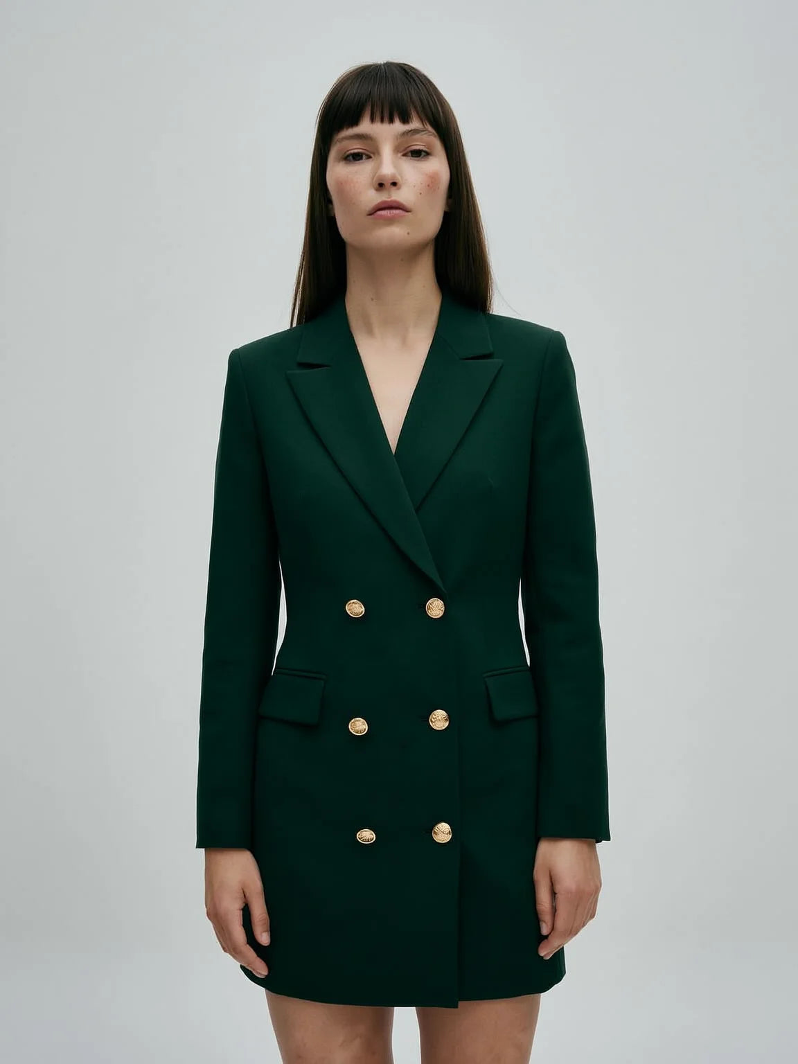 Elegant Women’s Dress | Double Button Blazer Design-Sasha Sydney