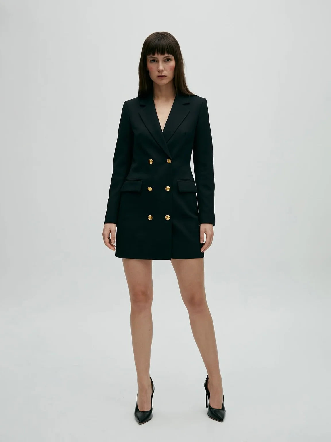 Elegant Women’s Dress | Double Button Blazer Design-Sasha Sydney