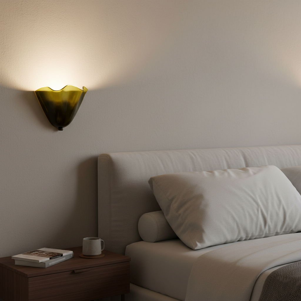 Wall Lights for Bedroom | Glass Wall Sconce-Wall Light-Sasha Sydney