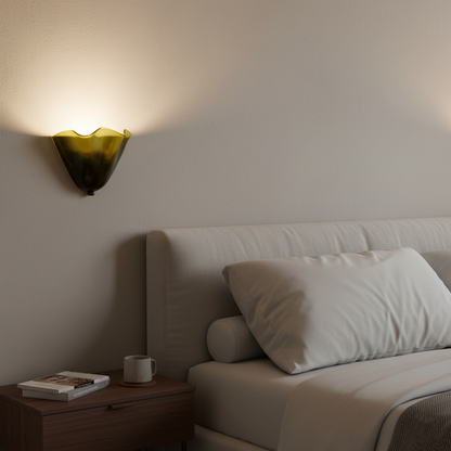 Wall Lights for Bedroom | Glass Wall Sconce-Wall Light-Sasha Sydney