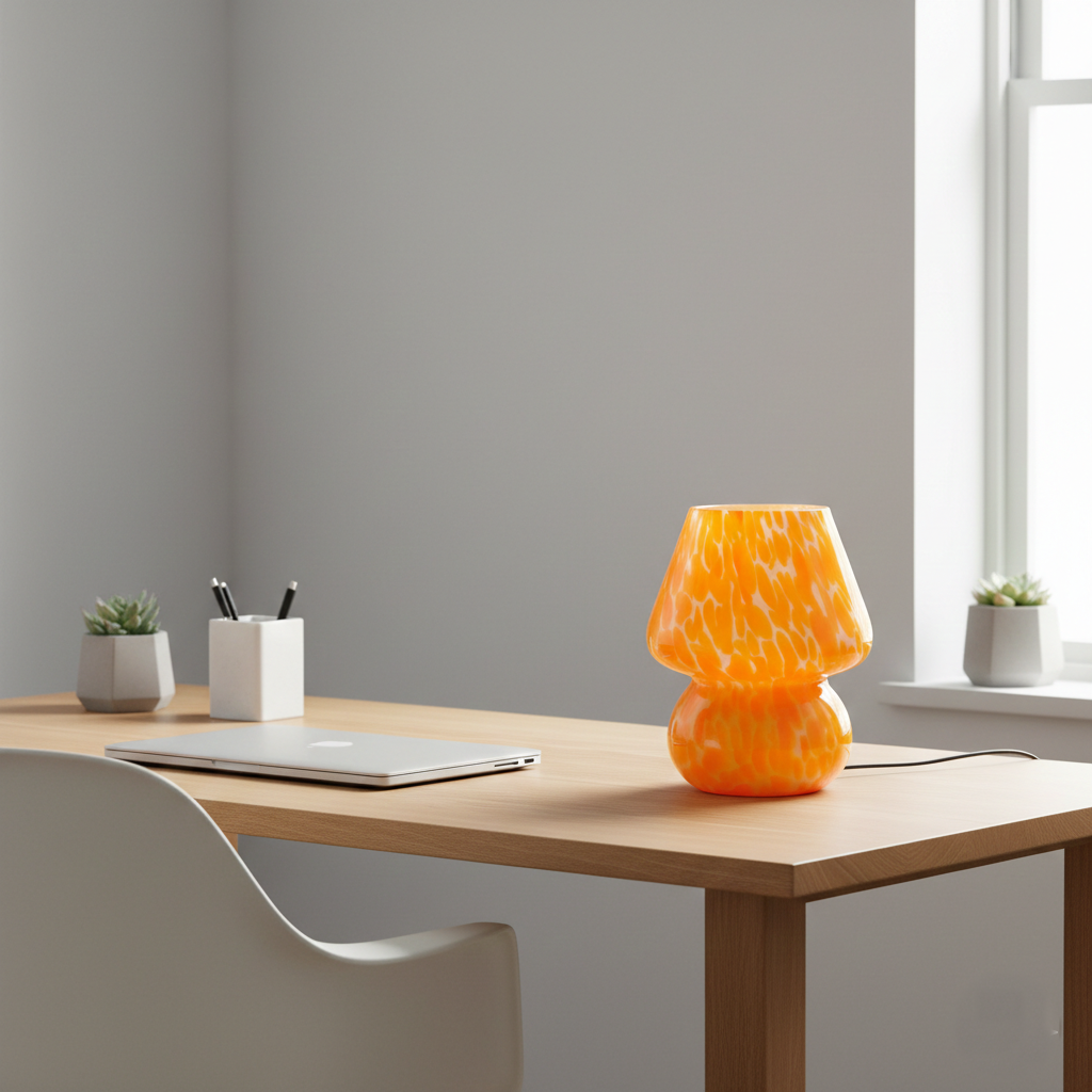 Mushroom Table Lamp | Small Bedside Lamp-Table Lamp-Sasha Sydney