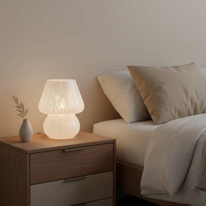 Mushroom Table Lamp | Small Bedside Lamp-Table Lamp-Sasha Sydney
