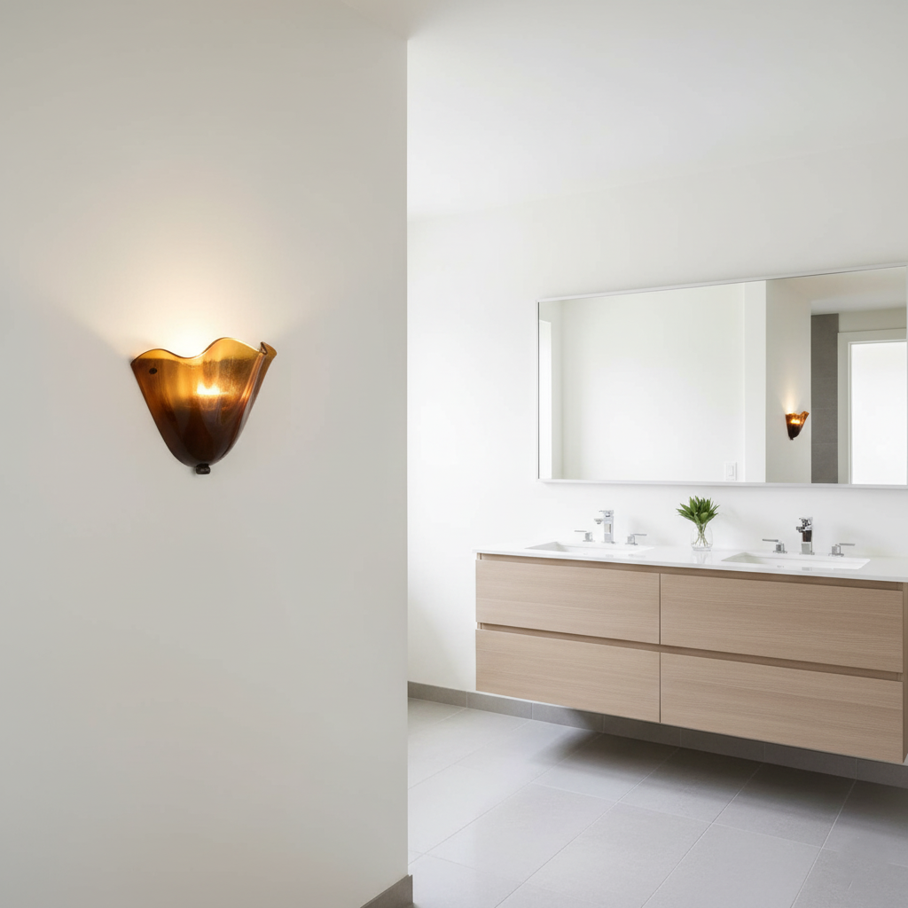 Wall Lights for Bedroom | Glass Wall Sconce-Wall Light-Sasha Sydney