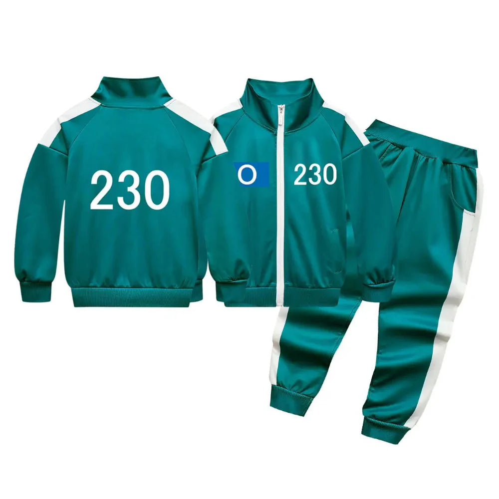 Squid Game Player Set | Squid Game Cosplay Tracksuit-Costume Set-Sasha Sydney