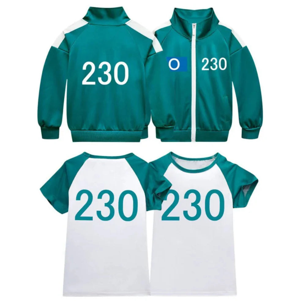 Squid Game Player Set | Squid Game Cosplay Tracksuit-Costume Set-Sasha Sydney