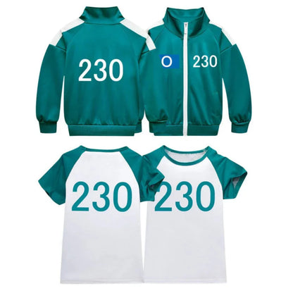 Squid Game Player Set | Squid Game Cosplay Tracksuit-Costume Set-Sasha Sydney