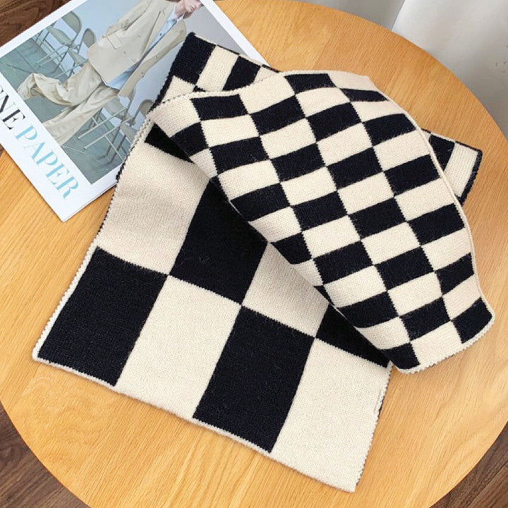 Chloe | Women Checkered Scarf | Stylish Comfort