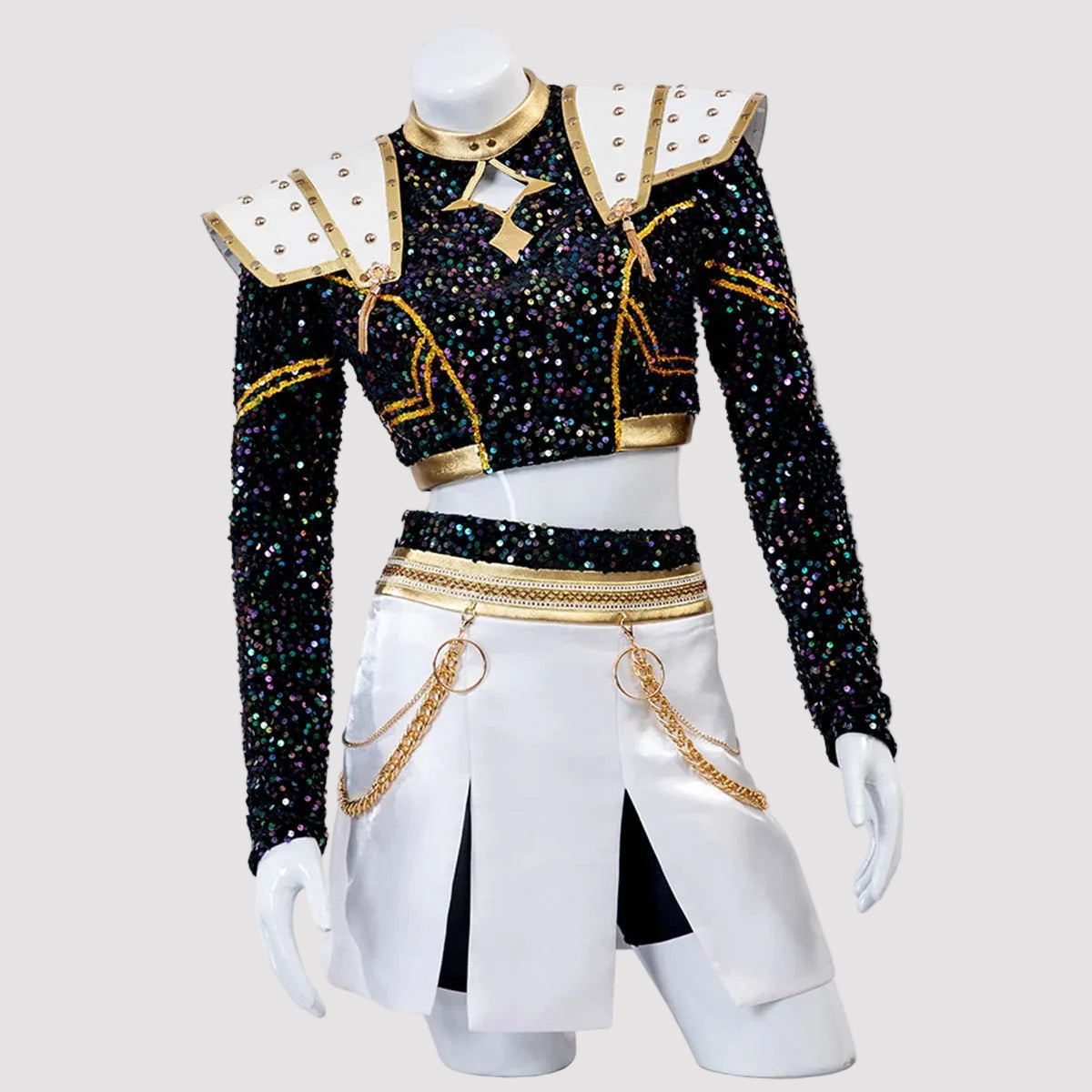 Girls K-Pop Inspired Performance Costume | Stage Dance Outfit Set-Sasha Sydney