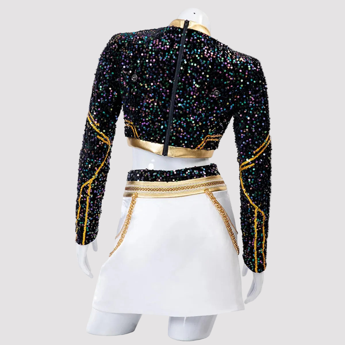 Girls K-Pop Inspired Performance Costume | Stage Dance Outfit Set-Sasha Sydney