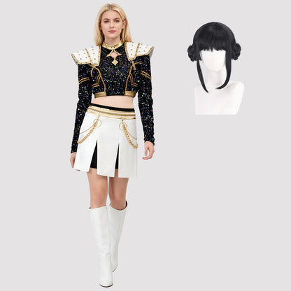 Girls K-Pop Inspired Performance Costume | Stage Dance Outfit Set-Sasha Sydney