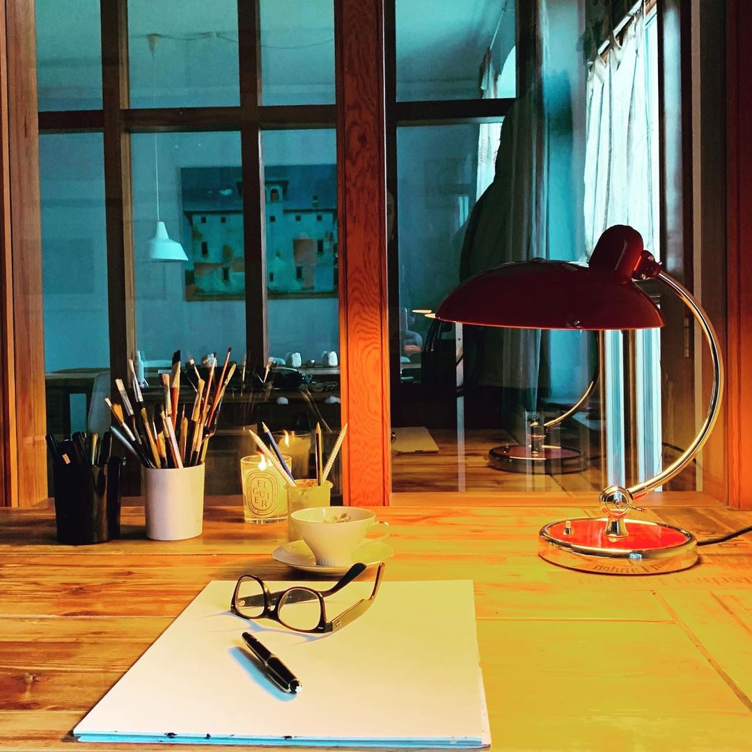 Table Lamp | Vintage Bedside Desk Lamp-Table lamp-Sasha Sydney