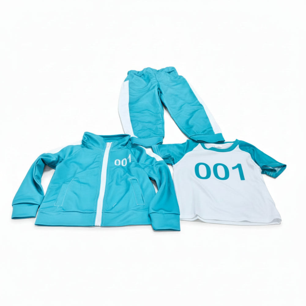 Kids Squid Game Costume | Tracksuit Cosplay Set-Kids Costume Set-Sasha Sydney