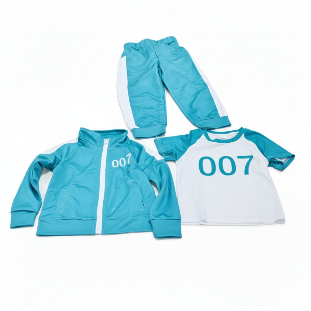Kids Squid Game Costume | Tracksuit Cosplay Set-Kids Costume Set-Sasha Sydney