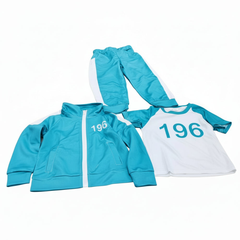 Kids Squid Game Costume | Tracksuit Cosplay Set-Kids Costume Set-Sasha Sydney