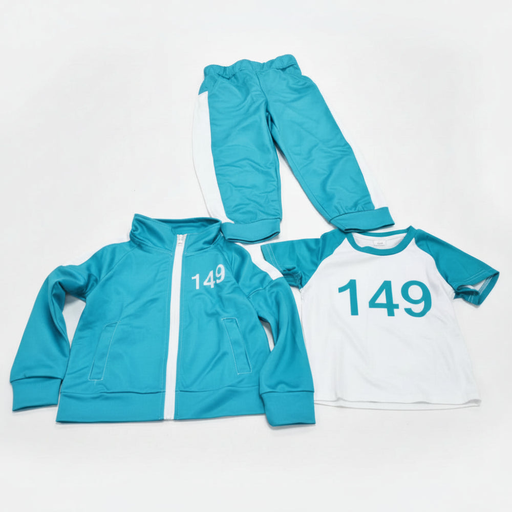 Kids Squid Game Costume | Tracksuit Cosplay Set-Kids Costume Set-Sasha Sydney
