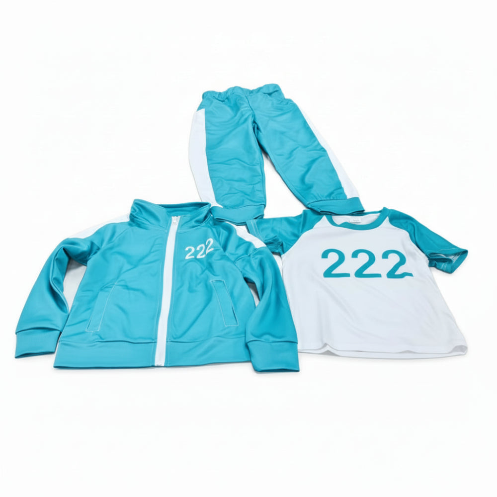 Kids Squid Game Costume | Tracksuit Cosplay Set-Kids Costume Set-Sasha Sydney