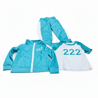 Kids Squid Game Costume | Tracksuit Cosplay Set-Kids Costume Set-Sasha Sydney