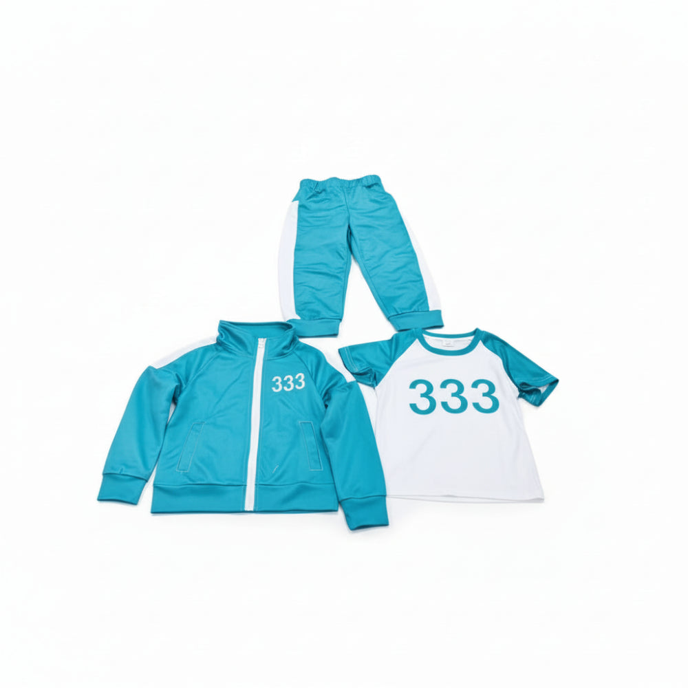 Kids Squid Game Costume | Tracksuit Cosplay Set-Kids Costume Set-Sasha Sydney