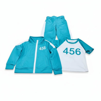 Kids Squid Game Costume | Tracksuit Cosplay Set-Kids Costume Set-Sasha Sydney