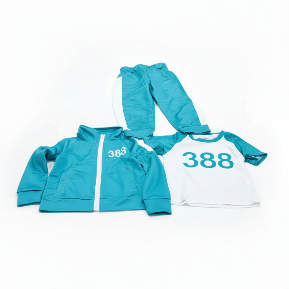 Kids Squid Game Costume | Tracksuit Cosplay Set-Kids Costume Set-Sasha Sydney