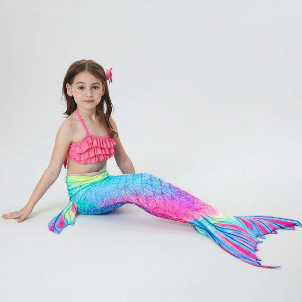 Kids Mermaid Costume Set | Little Mermaid Dress-Up Tail Outfit-Kids Costume Set-Sasha Sydney