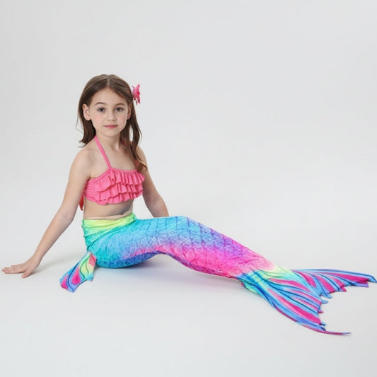Kids Mermaid Costume Set | Little Mermaid Dress-Up Tail Outfit-Kids Costume Set-Sasha Sydney