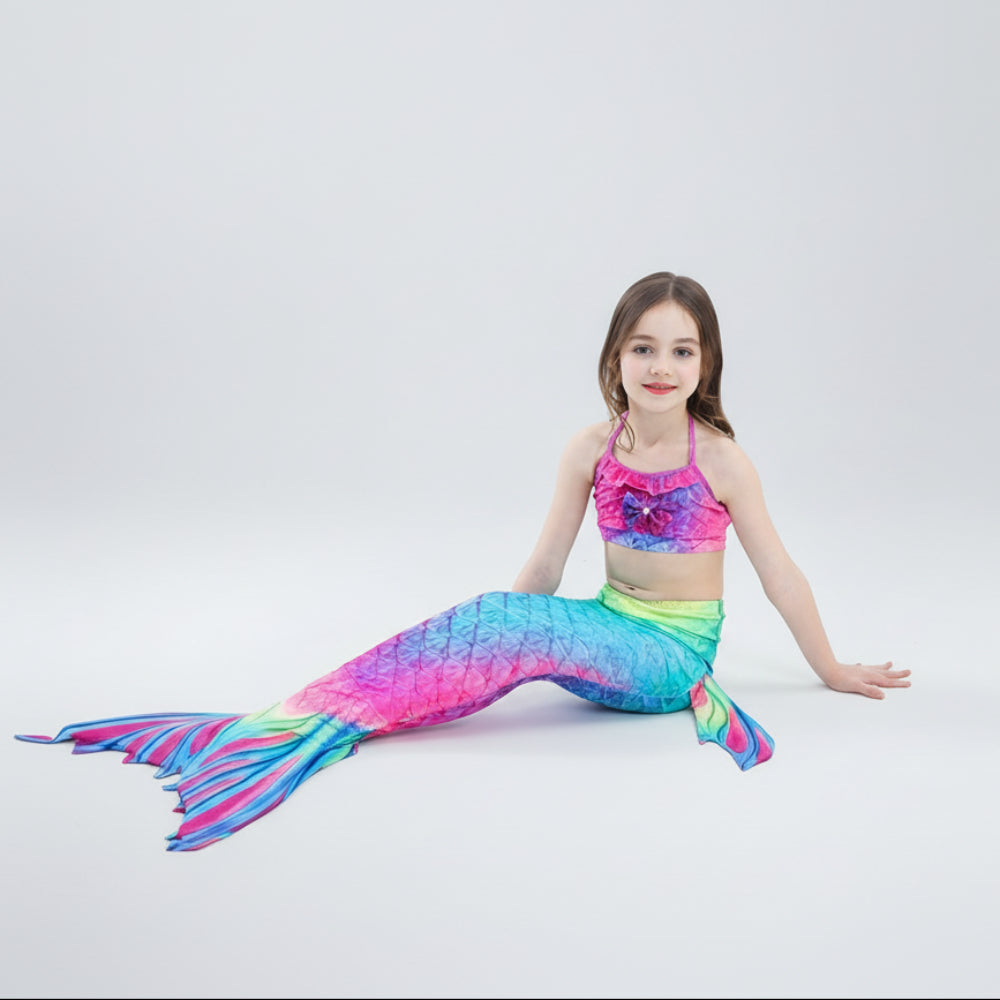 Kids Mermaid Costume Set | Little Mermaid Dress-Up Tail Outfit-Kids Costume Set-Sasha Sydney