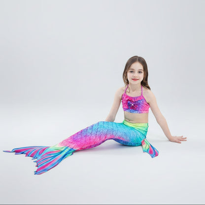 Kids Mermaid Costume Set | Little Mermaid Dress-Up Tail Outfit-Kids Costume Set-Sasha Sydney