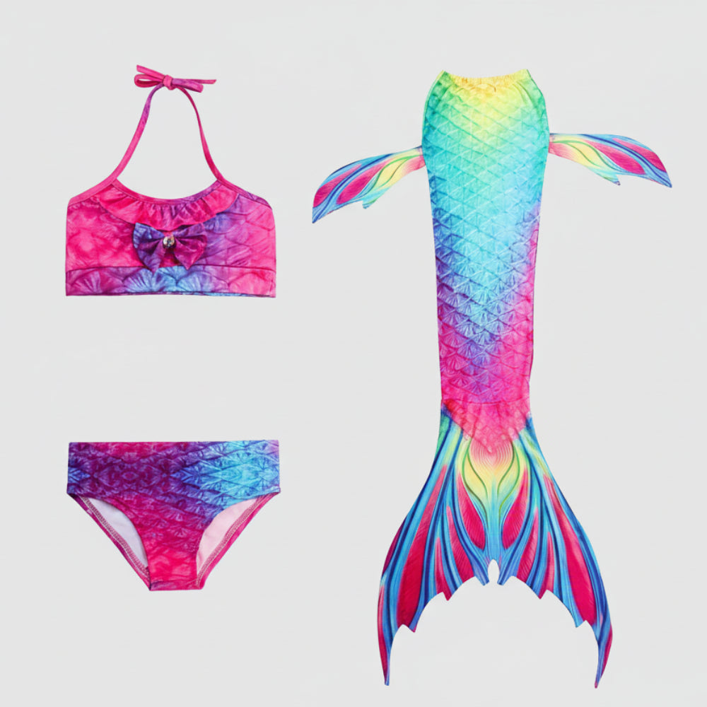 Kids Mermaid Costume Set | Little Mermaid Dress-Up Tail Outfit-Kids Costume Set-Sasha Sydney