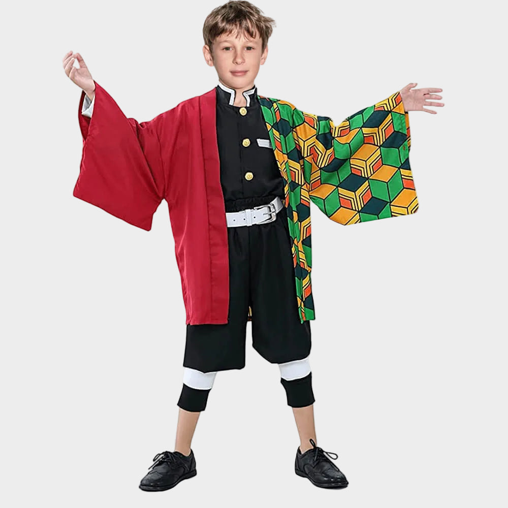Kids Anime Cosplay Kimono Costume Complete Set Manga Characters - Image 11