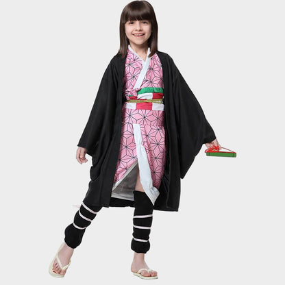 Kids Anime Cosplay Kimono Costume Complete Set Manga Characters - Image 3