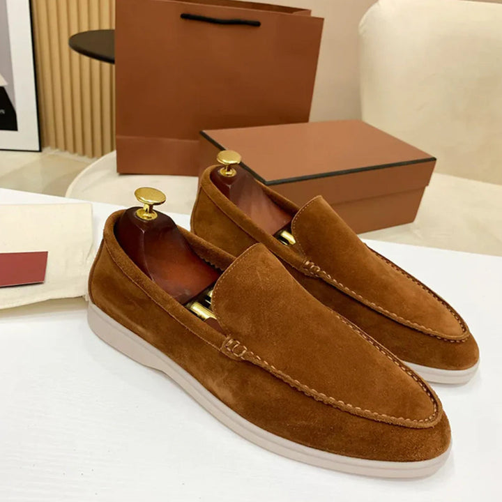 Eliot | Men’s Suede Slip-On Loafers | Multi-Color Classic