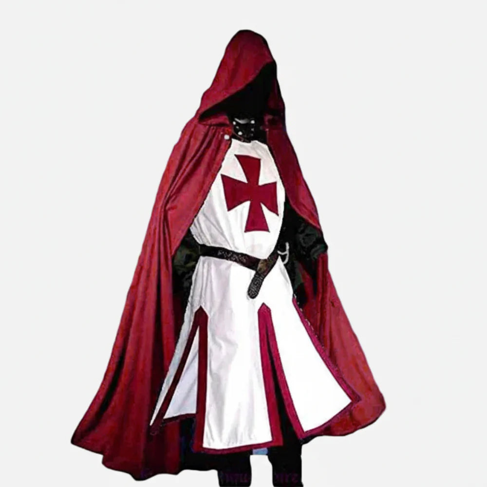 Medieval Templar Costume | Crusader Cosplay Outfit-Costume Set-Sasha Sydney