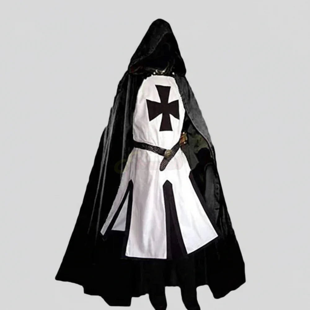 Medieval Templar Costume | Crusader Cosplay Outfit-Costume Set-Sasha Sydney