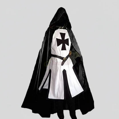 Medieval Templar Costume | Crusader Cosplay Outfit-Costume Set-Sasha Sydney