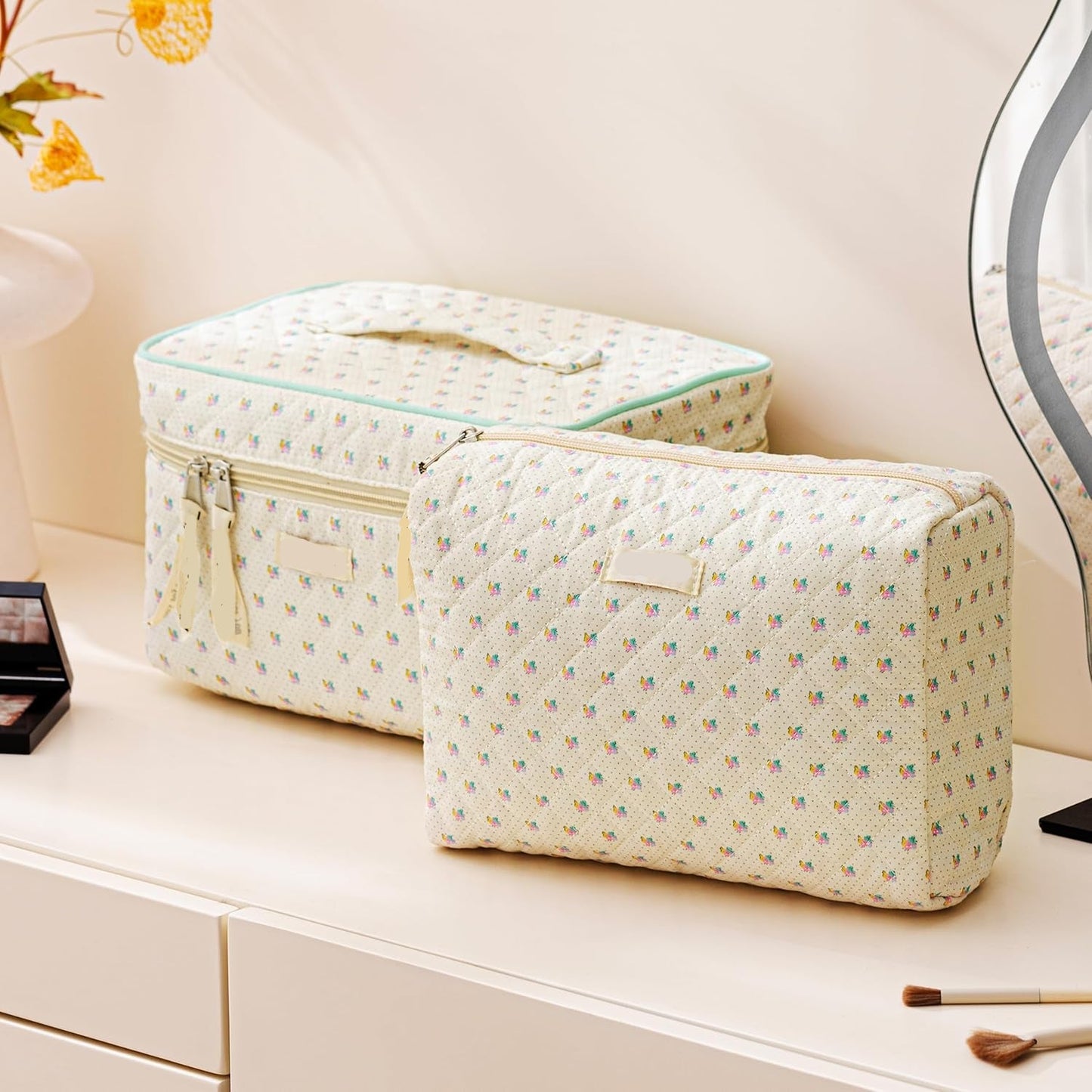 Makeup Bag Set | Cosmetic Organizer Case-Makeup Bag-Sasha Sydney