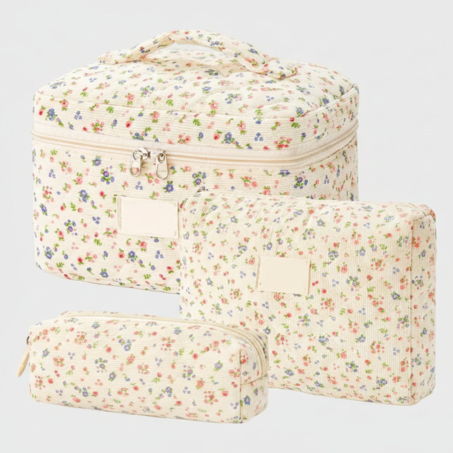 Makeup Bag Set | Cosmetic Organizer Case-Makeup Bag-Sasha Sydney