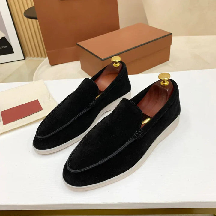 Eliot | Men’s Suede Slip-On Loafers | Multi-Color Classic