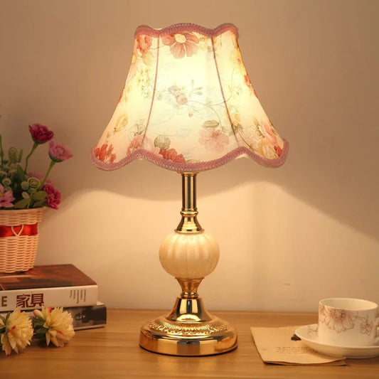 Vintage Lamp | Retro Flower Table Lamp-Table Lamp-Sasha Sydney