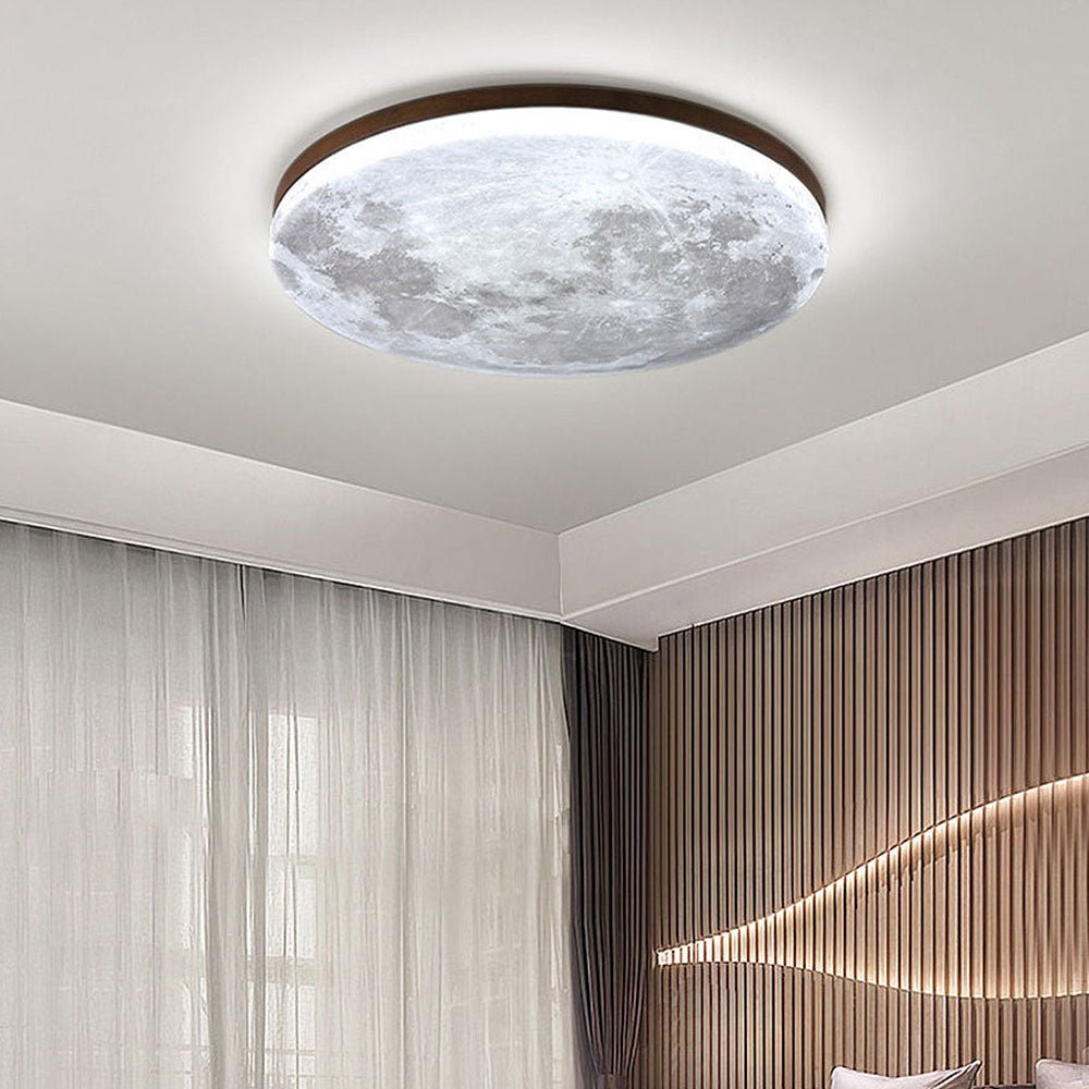 Flush Mount Ceiling Light | Moon LED Light-Ceiling Light-Sasha Sydney