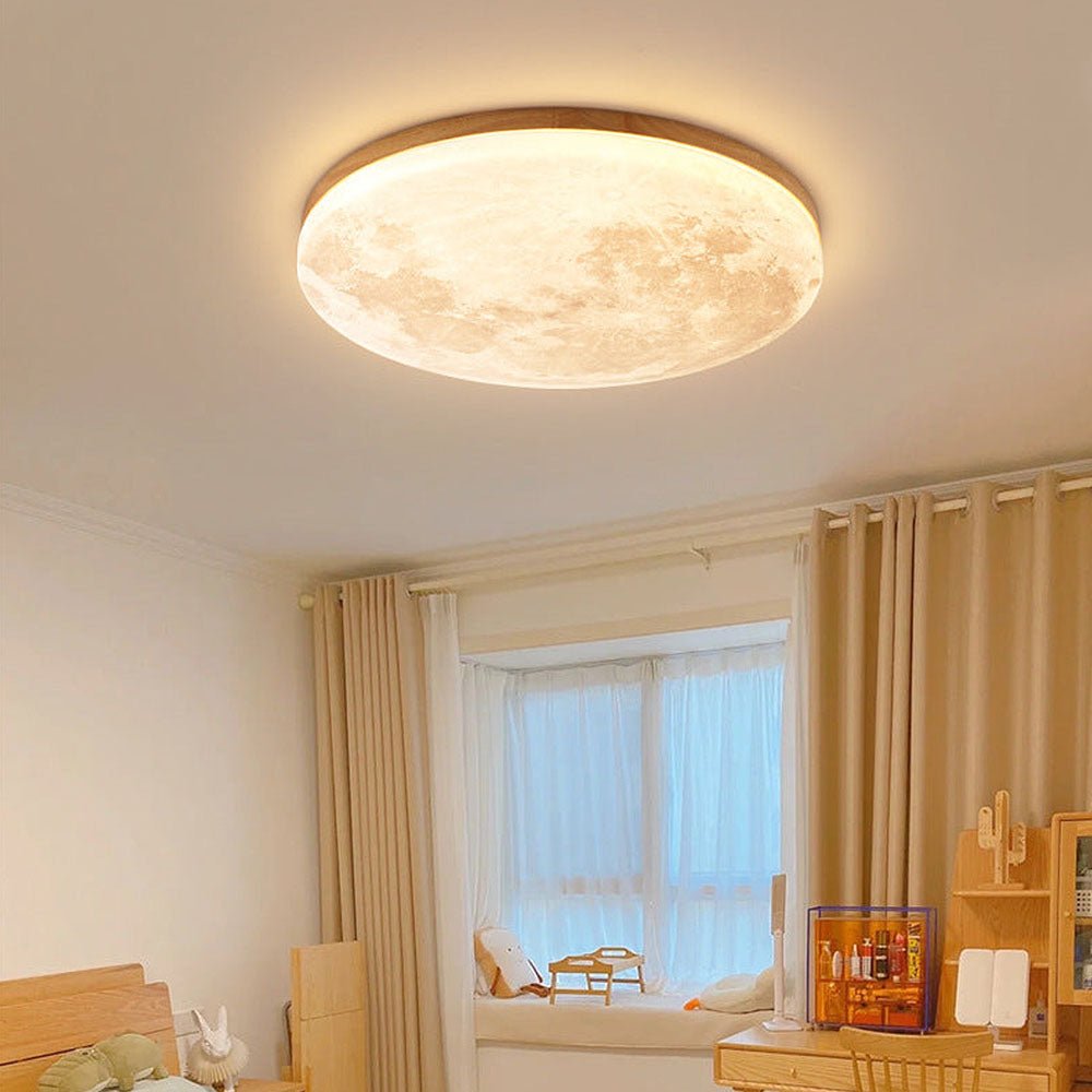 Flush Mount Ceiling Light | Moon LED Light-Ceiling Light-Sasha Sydney