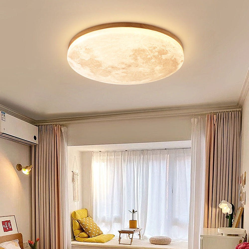 Flush Mount Ceiling Light | Moon LED Light-Ceiling Light-Sasha Sydney