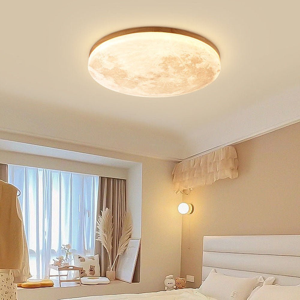 Flush Mount Ceiling Light | Moon LED Light-Ceiling Light-Sasha Sydney