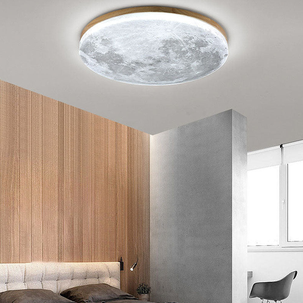 Flush Mount Ceiling Light | Moon LED Light-Ceiling Light-Sasha Sydney