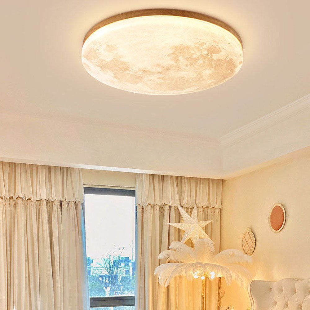 Flush Mount Ceiling Light | Moon LED Light-Ceiling Light-Sasha Sydney