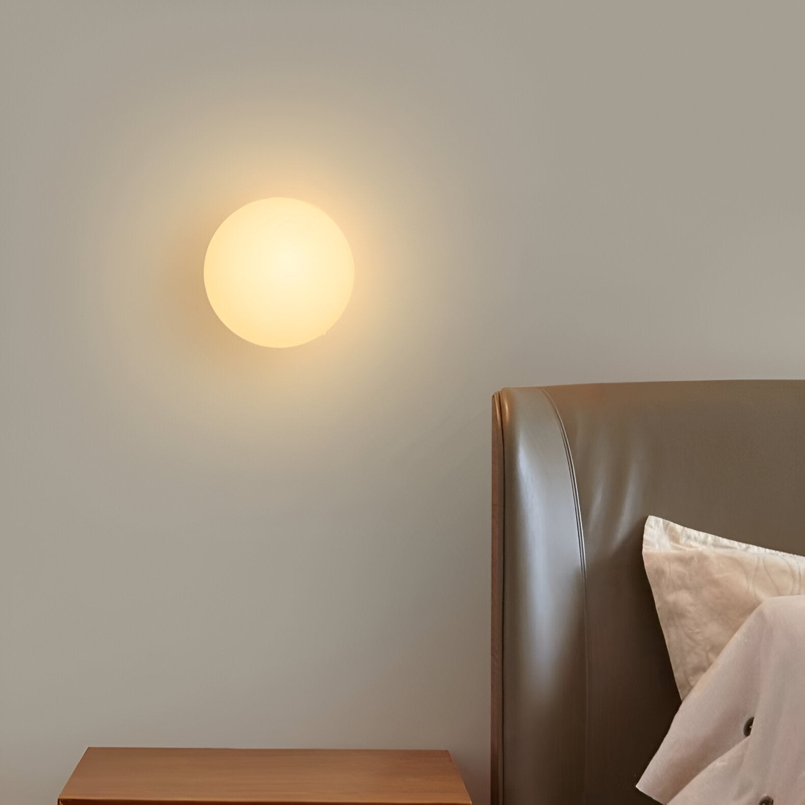 Sphere Wall Light | Round Glass Wall Sconce-Wall Light-Sasha Sydney