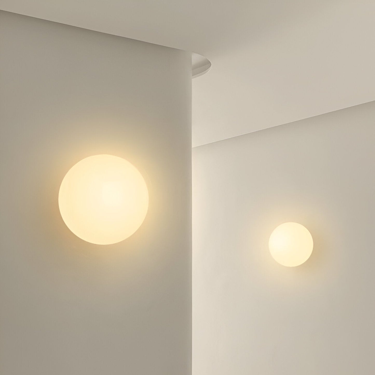 Sphere Wall Light | Round Glass Wall Sconce-Wall Light-Sasha Sydney