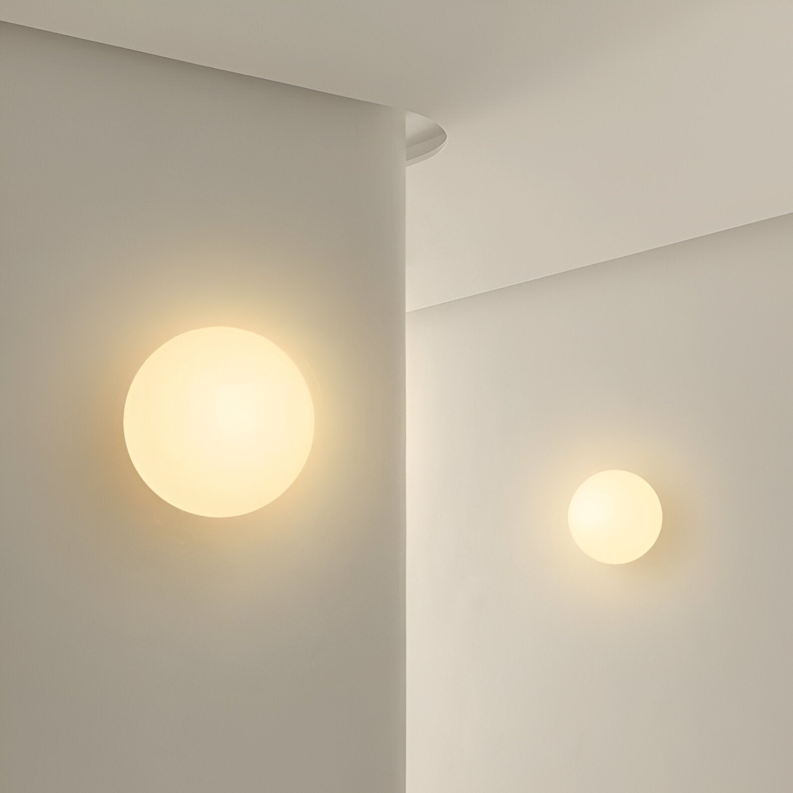 Sphere Wall Light | Round Glass Wall Sconce-Wall Light-Sasha Sydney